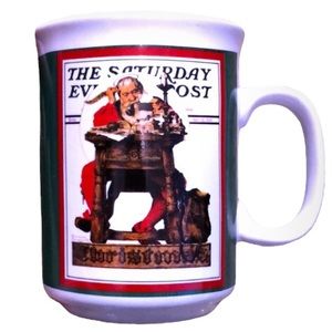 🎅 Santa Claus Norman Rockwell Coffee Mug/ Tea Cup
